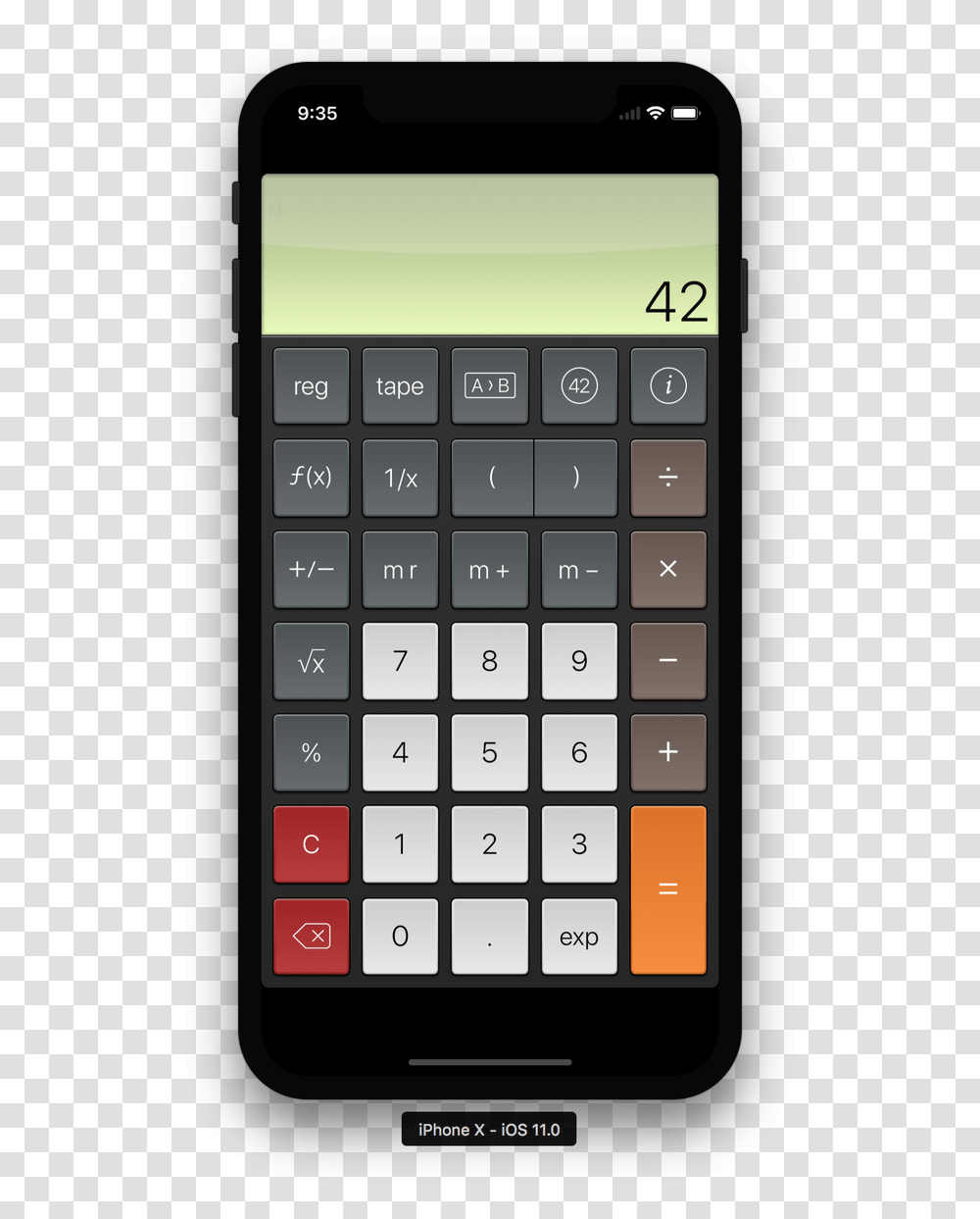 Iphone X App Letterbox, Mobile Phone, Electronics, Cell Phone, Calculator Transparent Png