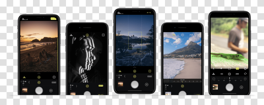Iphone X Camera Ui, Mobile Phone, Electronics, Cell Phone, Person Transparent Png