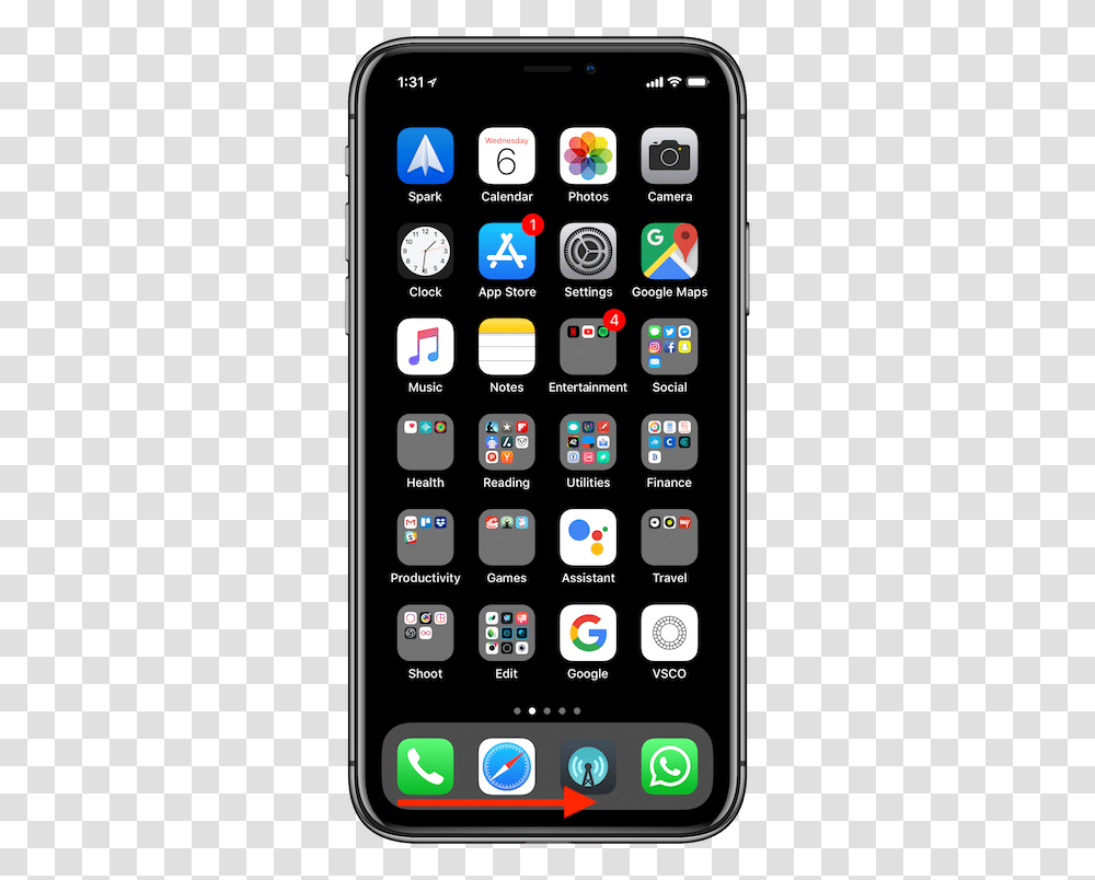 Iphone X Home Screen Apps, Mobile Phone, Electronics, Cell Phone, Clock Tower Transparent Png