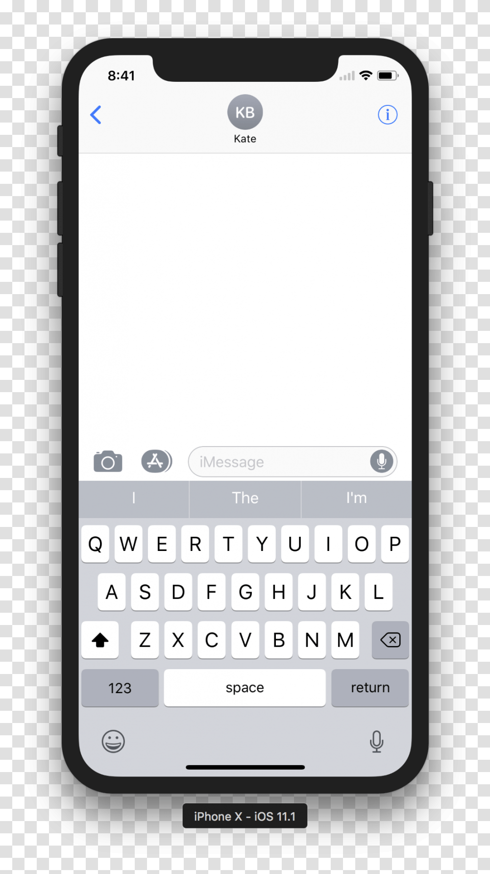 Iphone X Keyboard, Mobile Phone, Electronics, Cell Phone Transparent Png