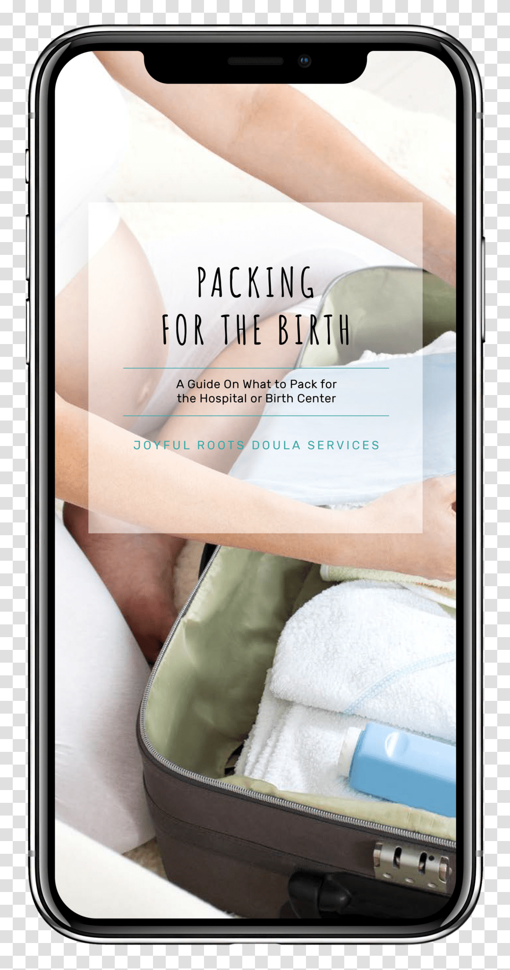 Iphone X Packing For The Birth Youtube Thumbnail Mobile, Poster, Advertisement, Flyer, Paper Transparent Png