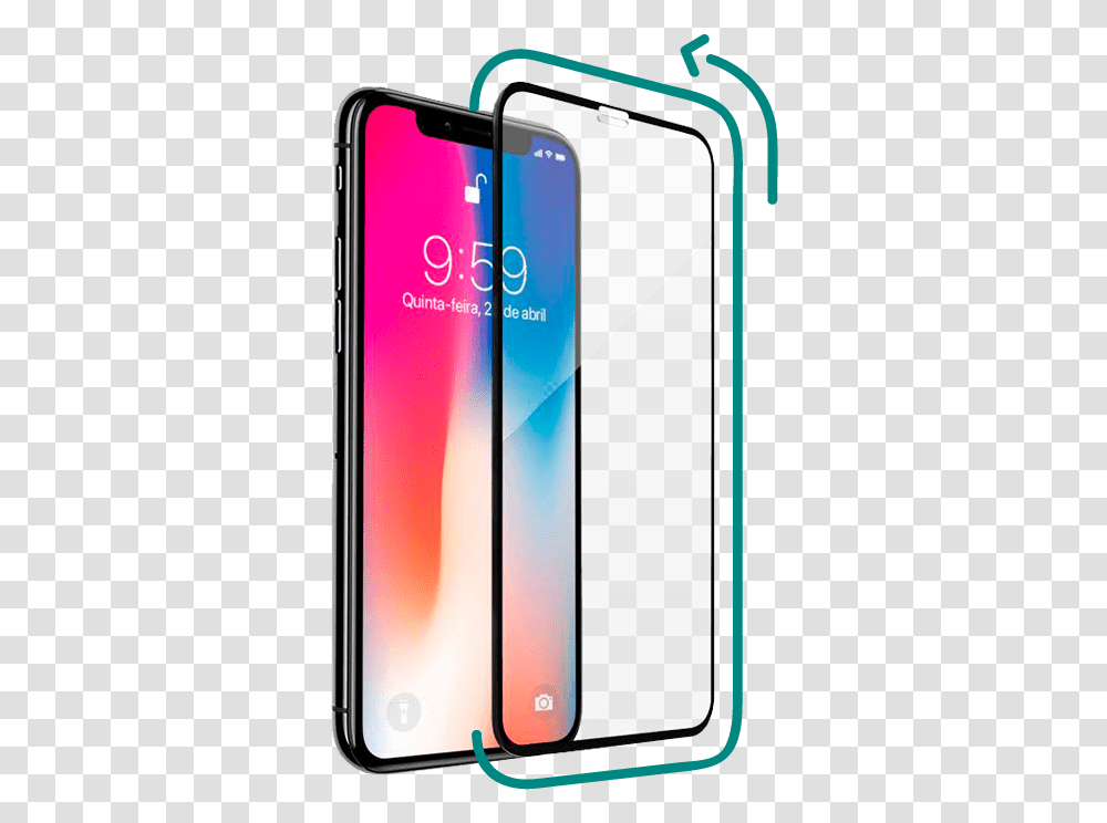 Iphone X Pelcula 5d, Mobile Phone, Electronics, Cell Phone, Ipod Transparent Png