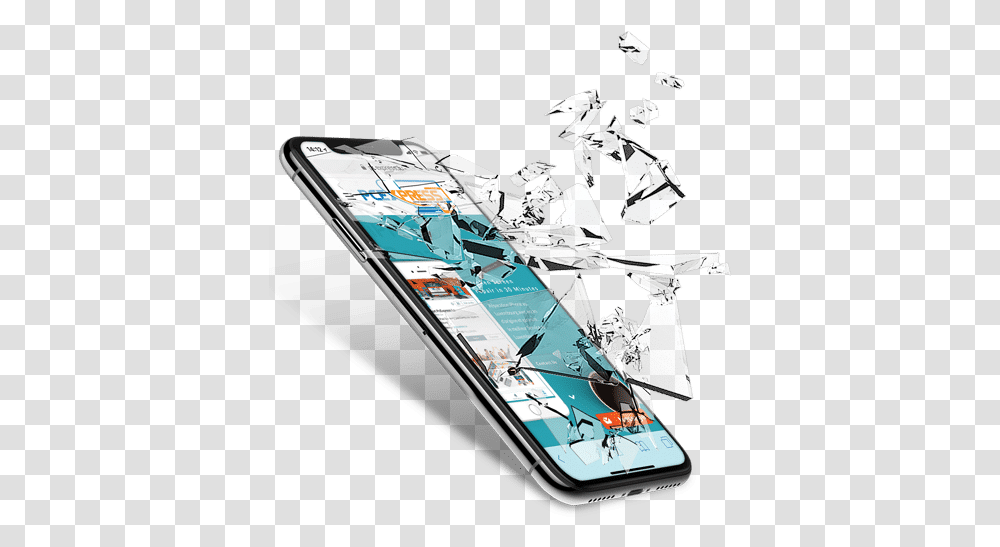 Iphone X Repair In Luxembourg Iphone X Broken Screen, Electronics, Mobile Phone, Cell Phone,  Transparent Png