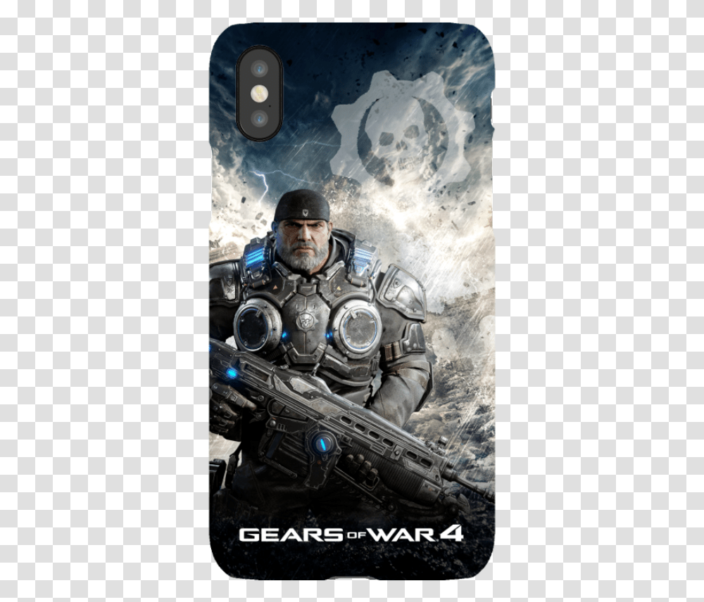 Iphone X Snap Case Gloss Gears Of War, Person, Human, Call Of Duty, Quake Transparent Png