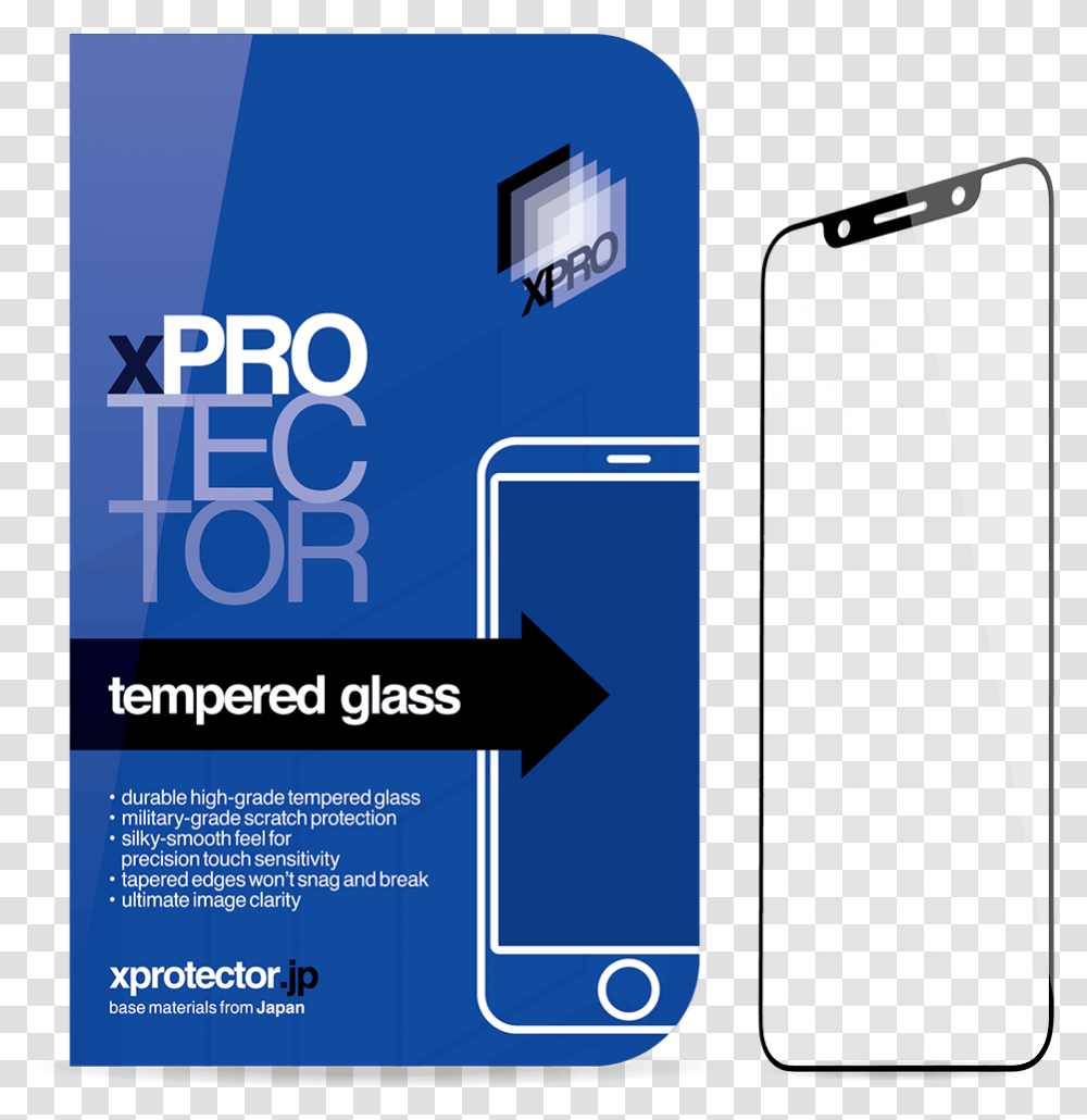 Iphone X Tempered Glass 033 Full 3d Black Screen Protector Smartphone, Text, Poster, Advertisement, Label Transparent Png