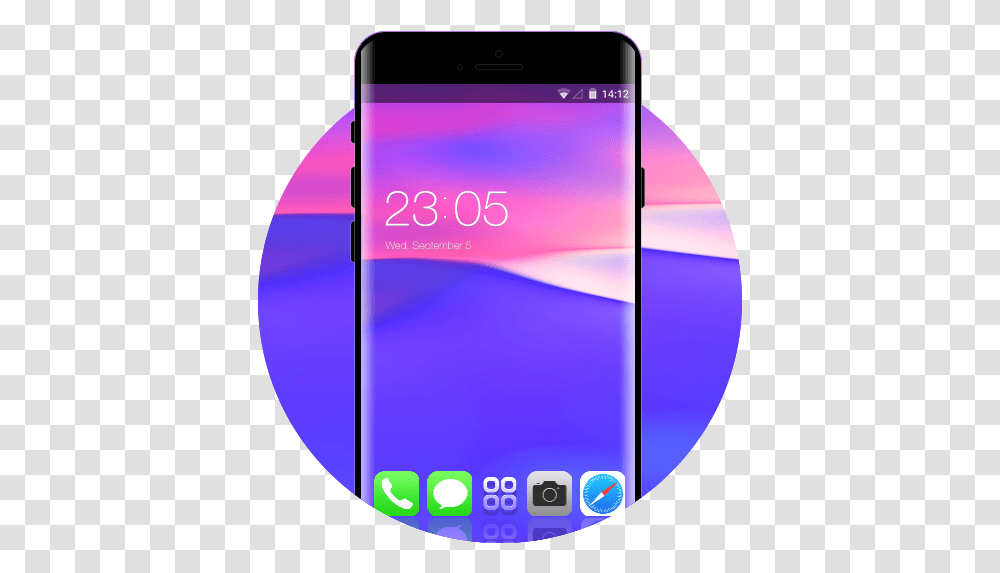 Iphone X Theme Color Icons Free Android - U Launcher 3d Language, Mobile Phone, Electronics, Cell Phone, Screen Transparent Png