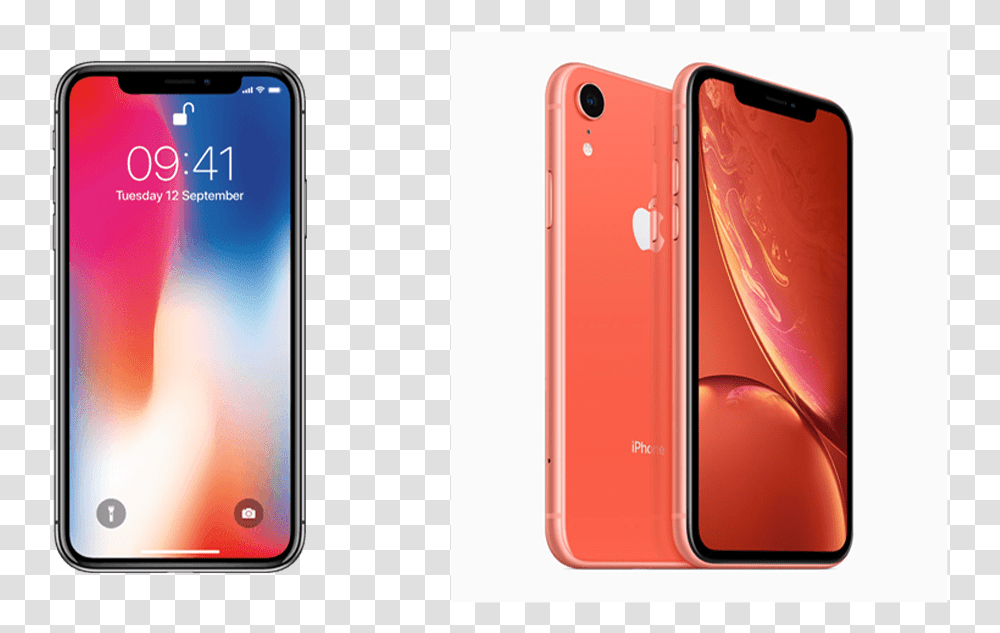 Iphone Xr Vs Iphone X, Mobile Phone, Electronics, Cell Phone Transparent Png