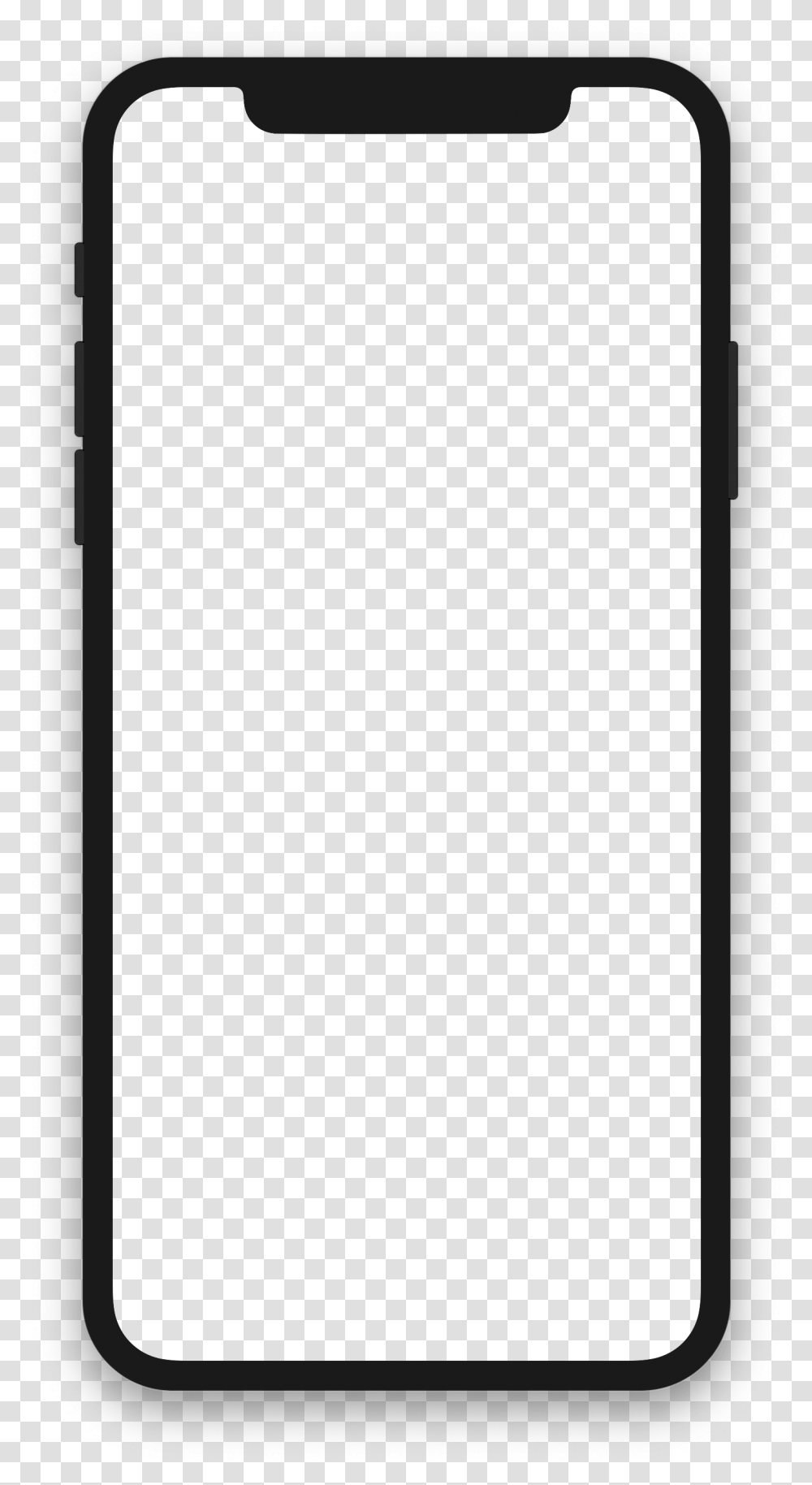 Iphone Xs Flat Mockup, Electronics, Mobile Phone, Cell Phone Transparent Png