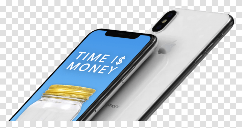 Iphones Showing The Time Is Money App Home Screen Iphone, Electronics, Mobile Phone, Cell Phone Transparent Png