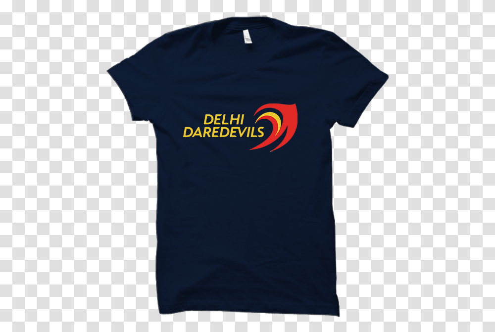 Ipl 02 N Delhi Daredevils Half Sleeve Navy Blue Volcom T Shirt Design, Apparel, T-Shirt Transparent Png