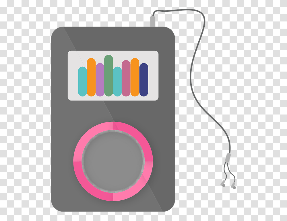 Ipod Music Player Earphone Control Buttons Ipod Ipod With Earphones Vector, Electronics, IPod Shuffle Transparent Png