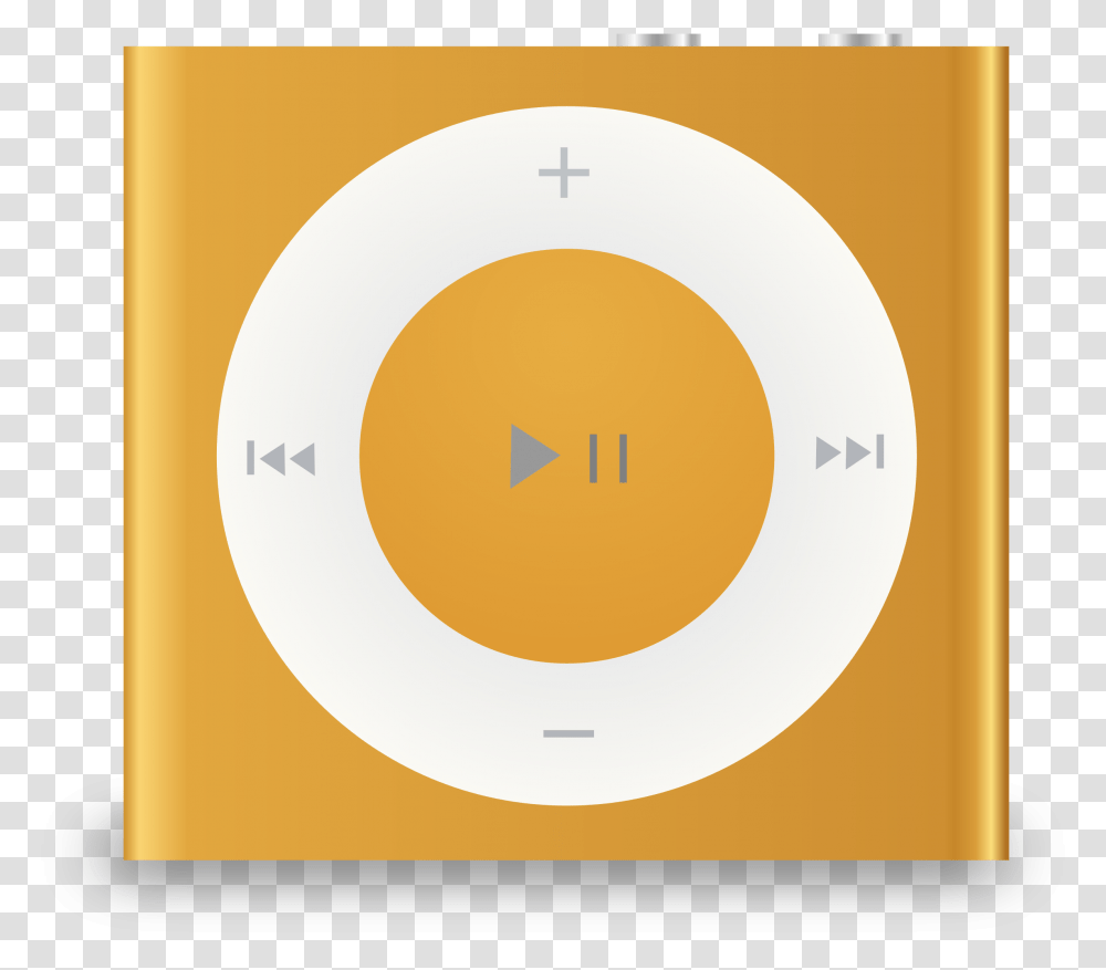 Ipod Shuffle Svg Clip Arts Ipod Shuffle 4th Generation Orange, Electronics Transparent Png