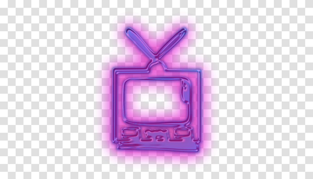 Iptv Satelite Purple Glow Tv, Text, Sweets, Food, Confectionery Transparent Png