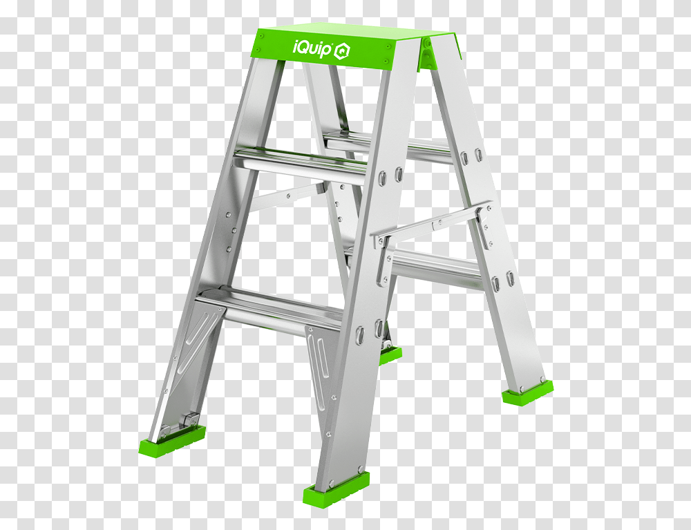 Iquip Double Sided Ladder Range Step Stool, Furniture, Chair, Bar Stool, Tabletop Transparent Png