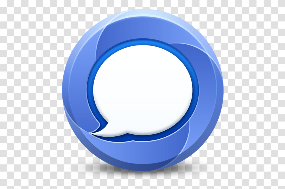 Iquotve Been Looking For A Decent Mac Client For Facebook Messenger 3d Icon, Sphere, Tape, Logo Transparent Png
