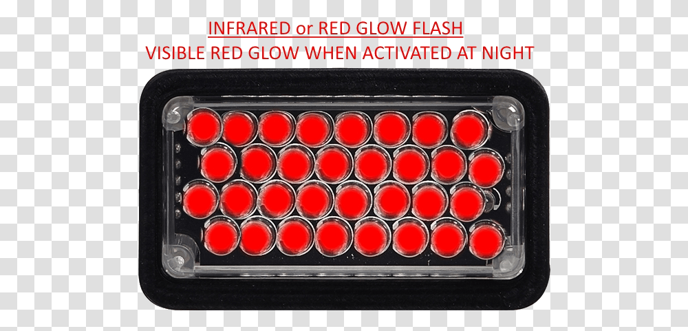 Ir Red Glow Flash Camera Traps Cc Circle, Light, Grille, Logo, Symbol Transparent Png