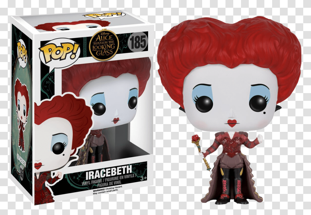 Iracebeth Pop Vinyl Figure Alice Through The Looking Glass Pop, Toy, Person, Human, Hair Transparent Png