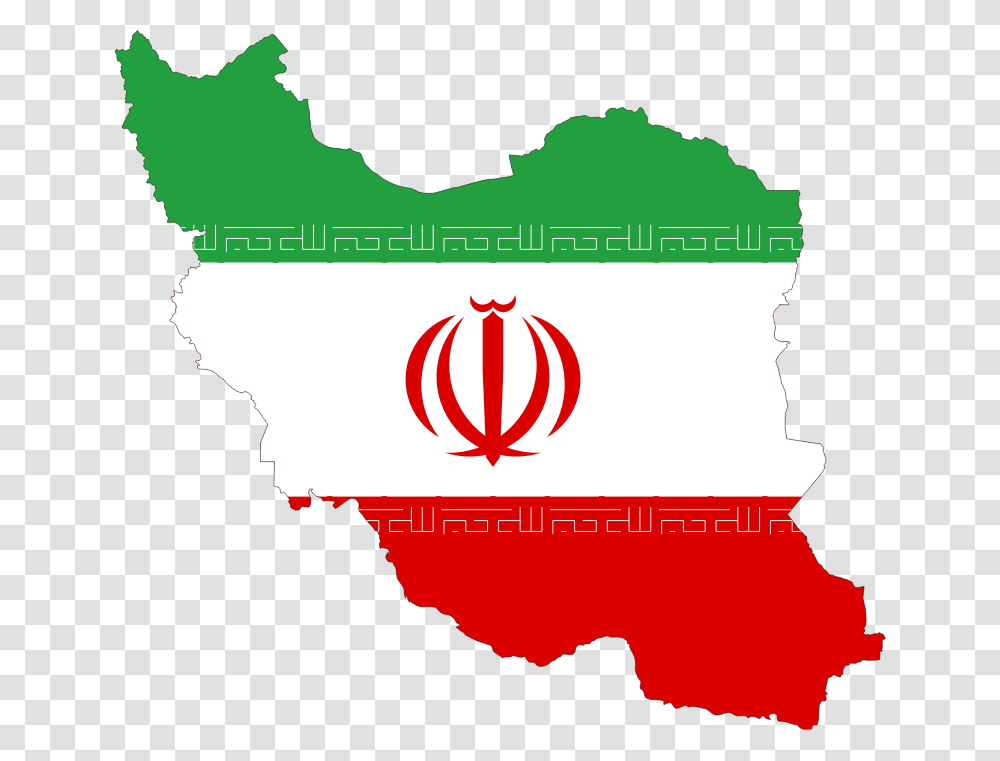 Iran Flag And Map Iran Map With Flag, Person, Logo Transparent Png