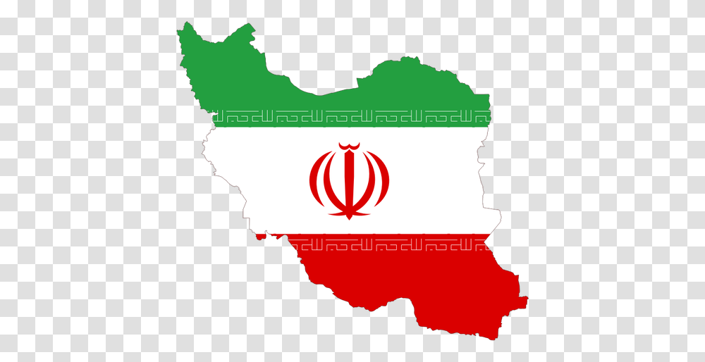 Iran Flag And Map, Poster, Advertisement, Logo Transparent Png