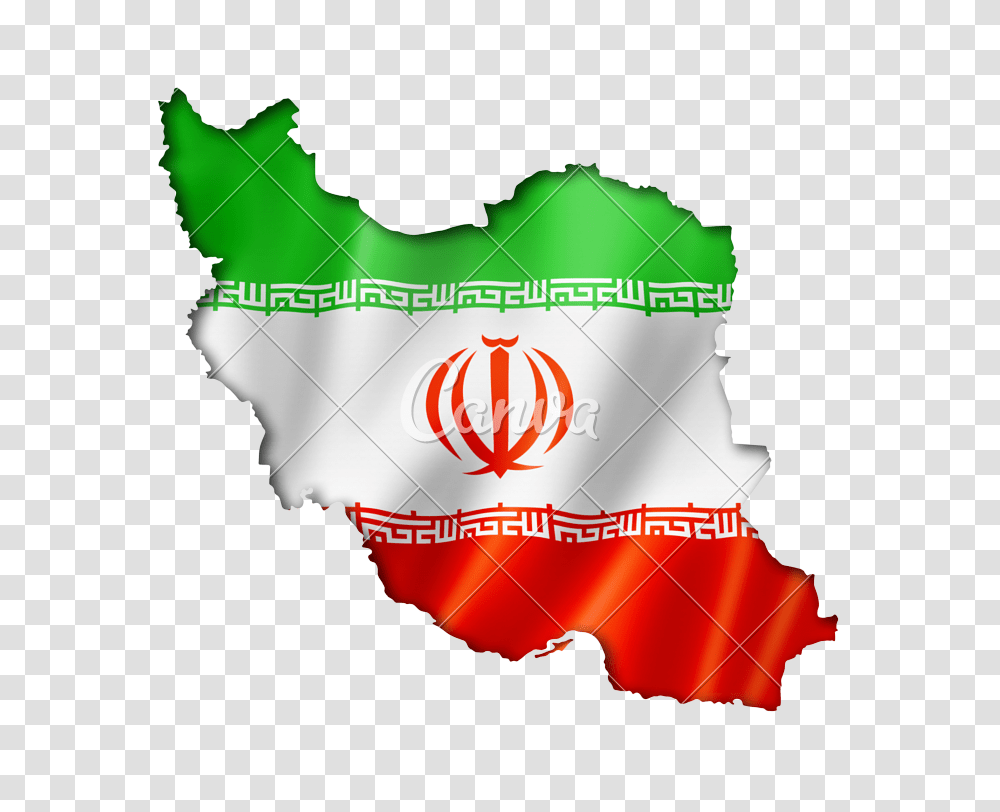 Iranian Flag Map, Plot, Diagram, Atlas, Plan Transparent Png