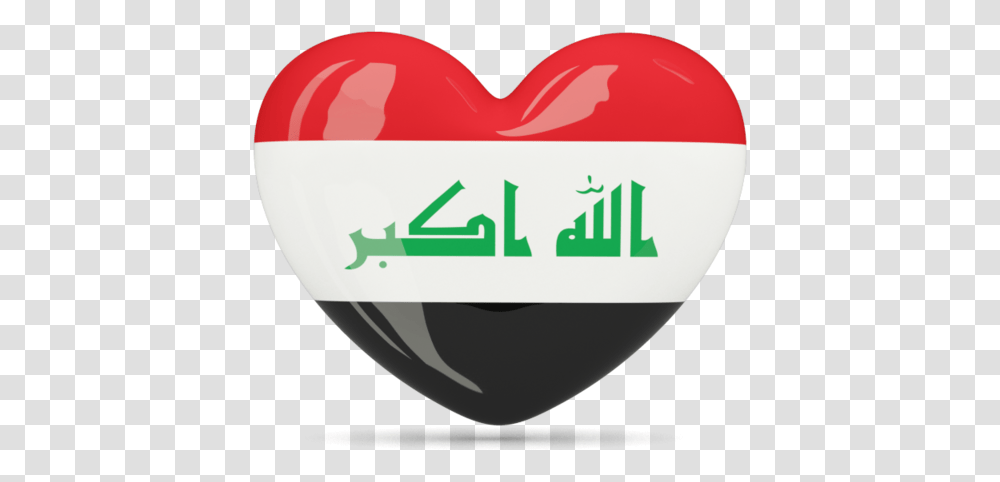 Iraq Flag Heart, Plectrum, Number Transparent Png