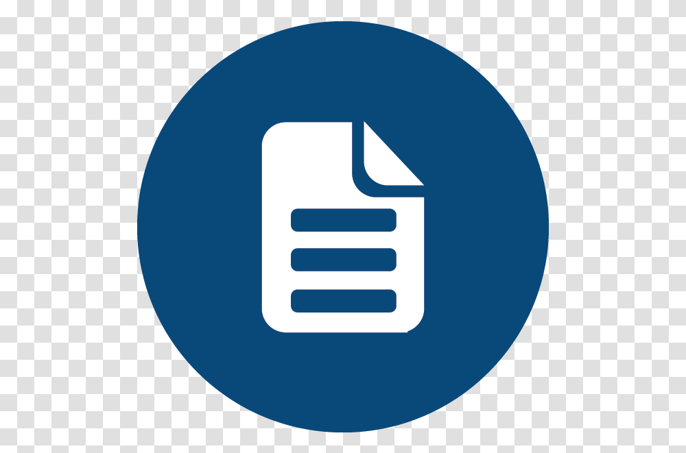 Irc Document Blue Circle Icon, Text, Label, Word, Logo Transparent Png