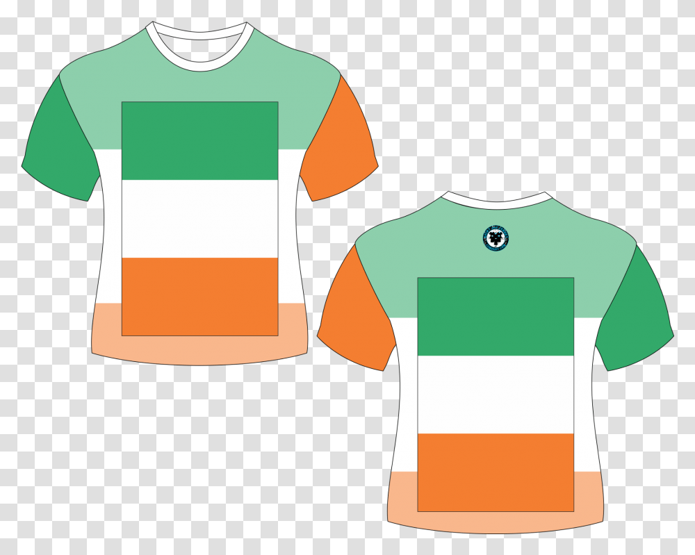 Ireland Country Flag Shirt Illustration, Clothing, Apparel, Sleeve, T-Shirt Transparent Png