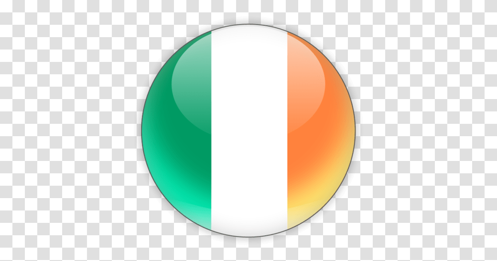 Ireland Flag 3 Image Ireland Flag Circle, Sphere, Balloon Transparent Png