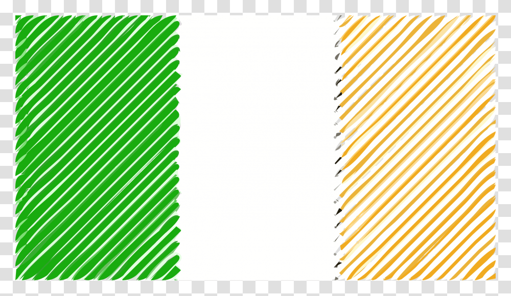 Ireland Flag Linear Icons, Paper Transparent Png