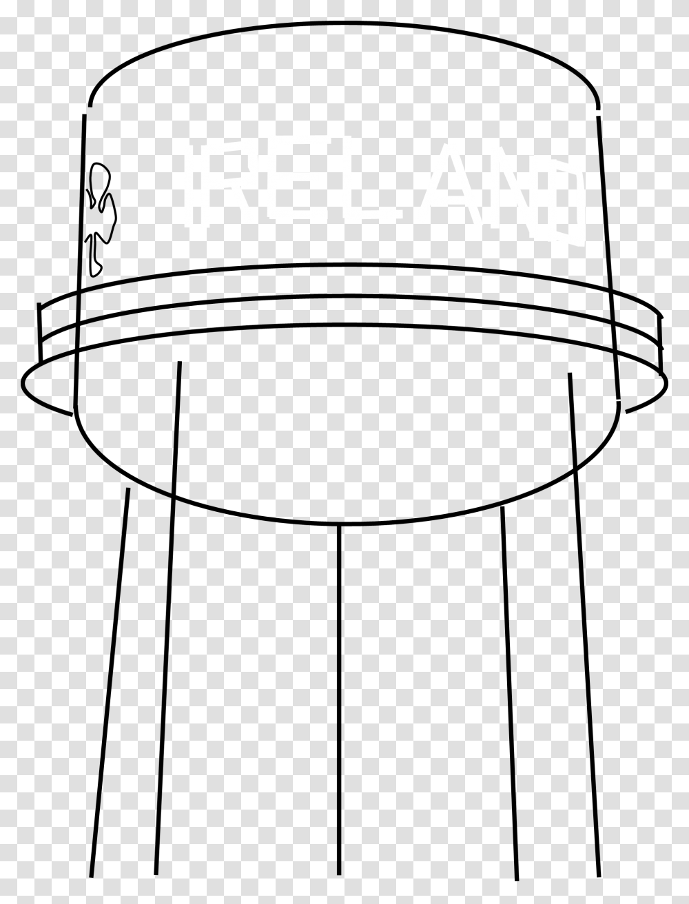 Ireland Water Tower Always Indiana, Cylinder Transparent Png