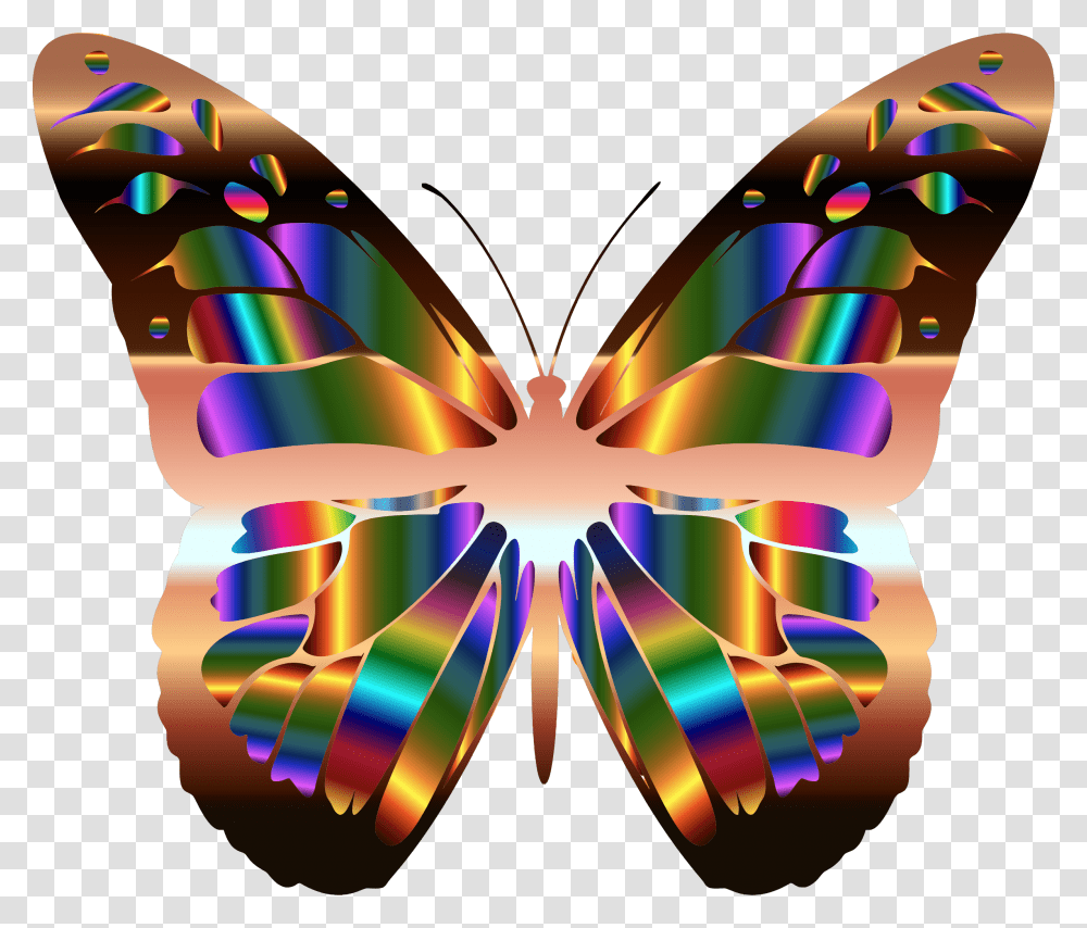 Iridescent Monarch Butterfly 20 Clip Arts Titli Photo Hd, Ornament, Pattern, Fractal Transparent Png