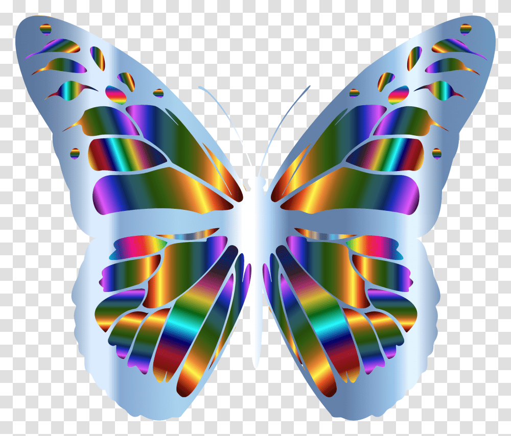 Iridescent Monarch Butterfly 23 Clip Arts Iridescent Clipart, Ornament, Pattern, Fractal Transparent Png