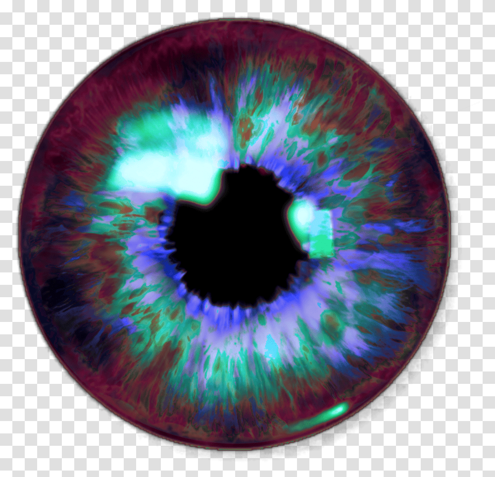 Iris Eye Lens Brown Light Eyes, Ornament, Sphere, Pattern, Fractal Transparent Png