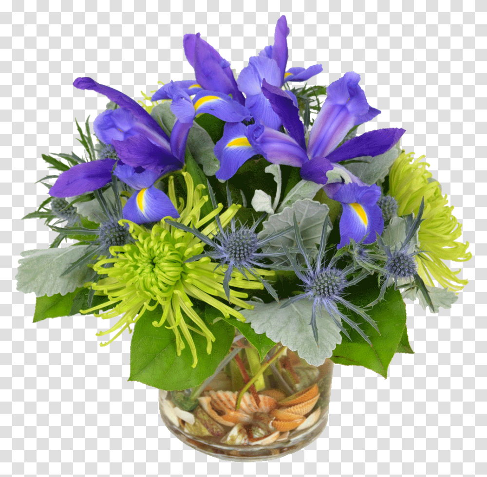 Iris Flower Arrangements Bouquet, Plant, Blossom, Flower Bouquet, Ikebana Transparent Png