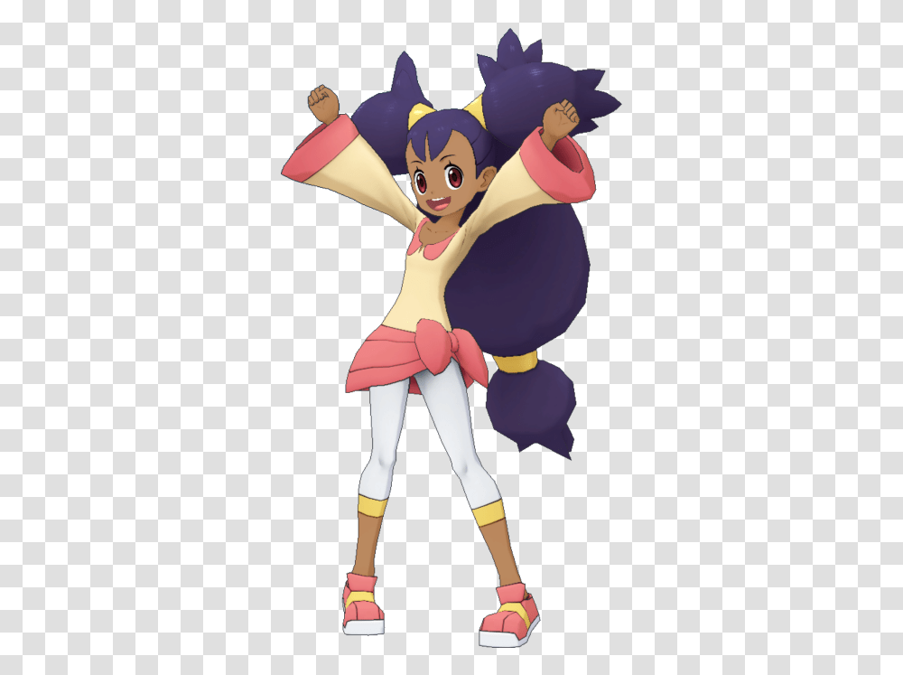 Iris Sync Pair Pokmon Masters Ex Pokemon Sword And Shield Iris, Clothing, Costume, Person, Toy Transparent Png