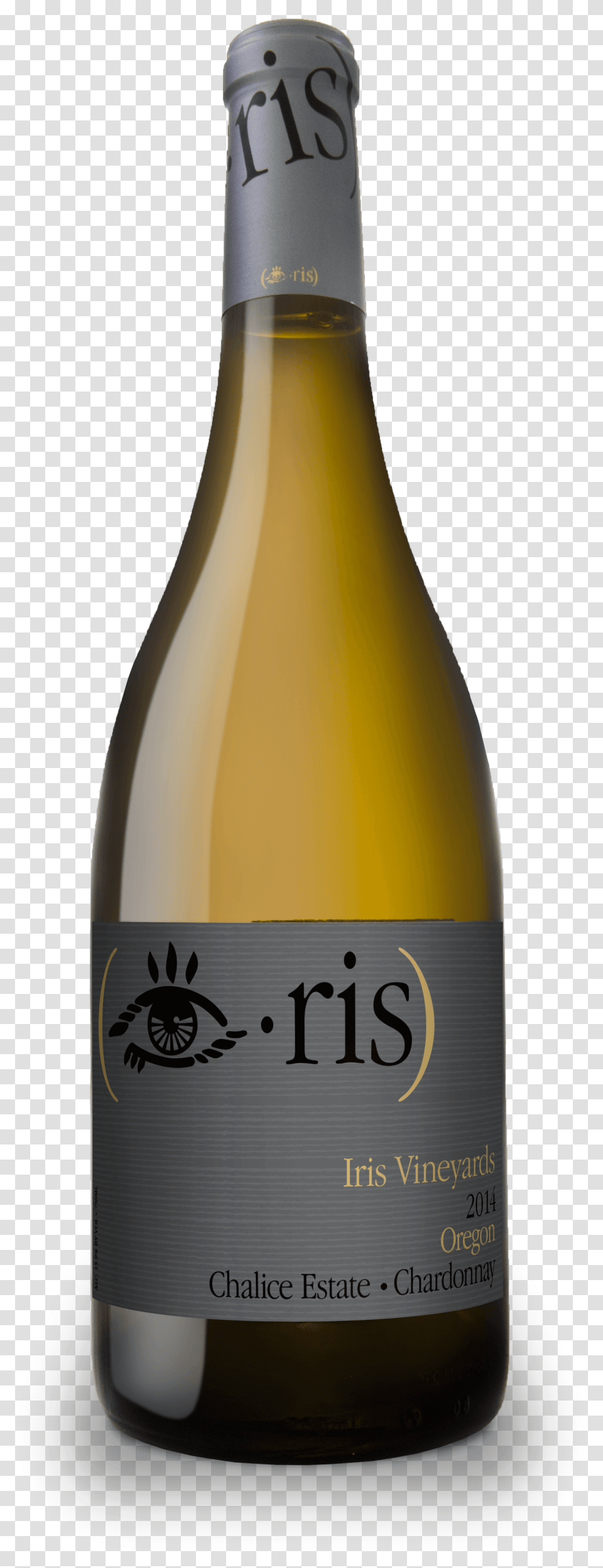 Iris Vineyards 2016 Oregon Pinot Gris, Alcohol, Beverage, Drink, Bottle Transparent Png