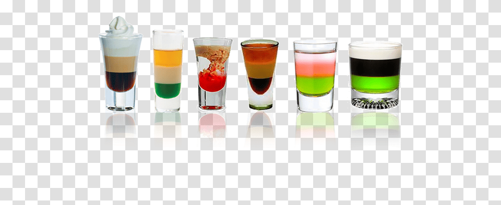 Irish Bar Drinks Shots With Different Sensations Cocktail Shots, Alcohol, Beverage, Glass, Martini Transparent Png