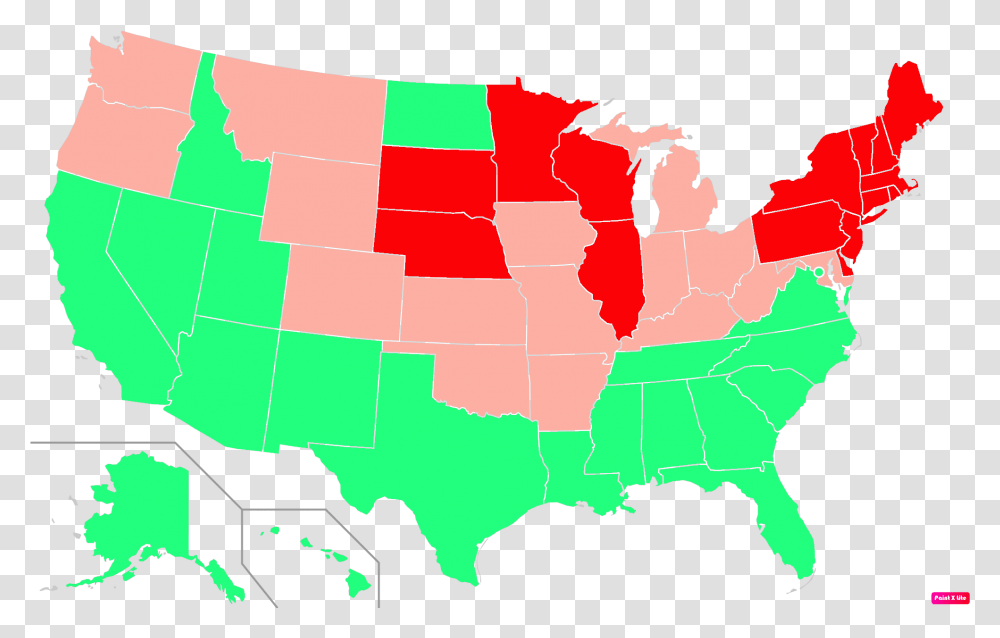 Irish Catholics By State Death Penalty States, Map, Diagram, Atlas, Plot Transparent Png