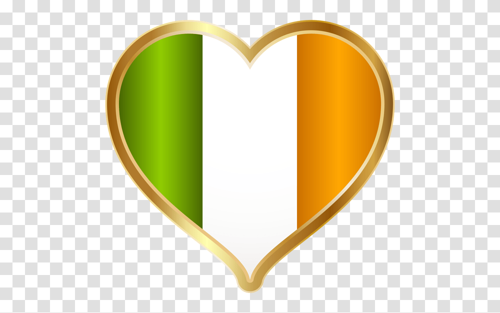 Irish Clipart St Patty, Tape, Gold, Heart Transparent Png