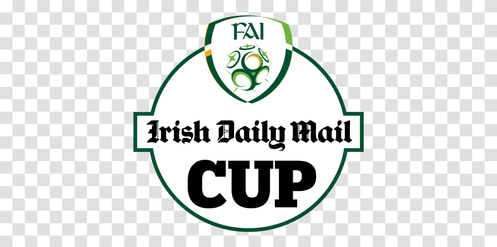 Irish Daily Mail Cup Ireland Soccer, Label, Text, Logo, Symbol Transparent Png