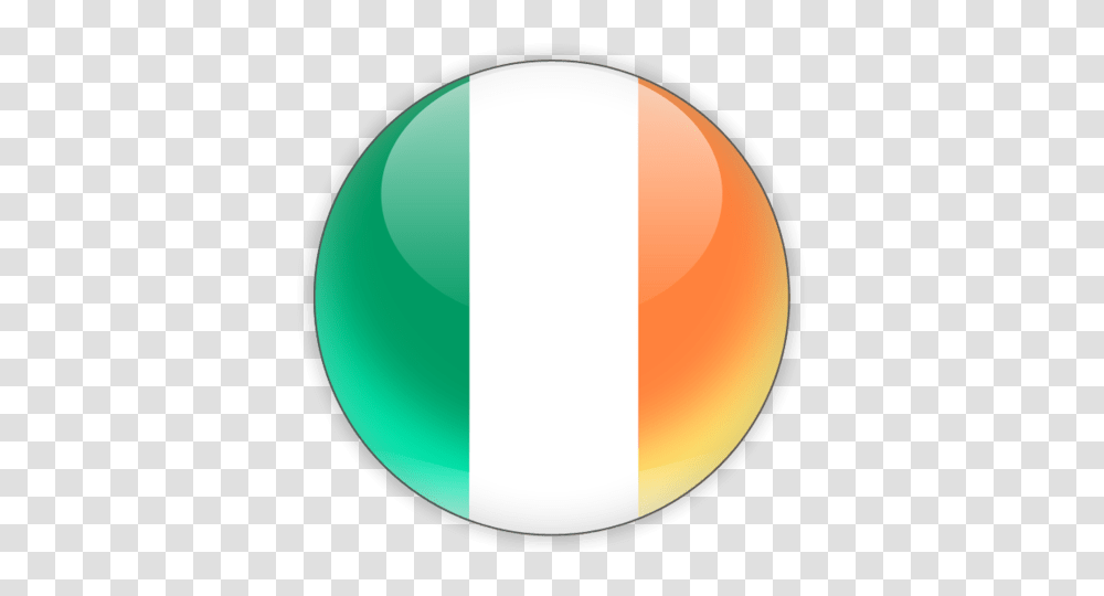 Irish Flag Circle Icon, Sphere, Tape Transparent Png