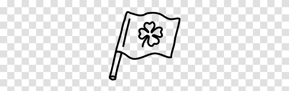 Irish Flag Ireland Clover Country Patrick Shamrock Icon, Gray, World Of Warcraft Transparent Png