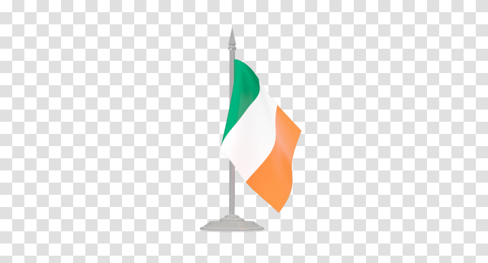 Irish Flag On Stand, American Flag Transparent Png