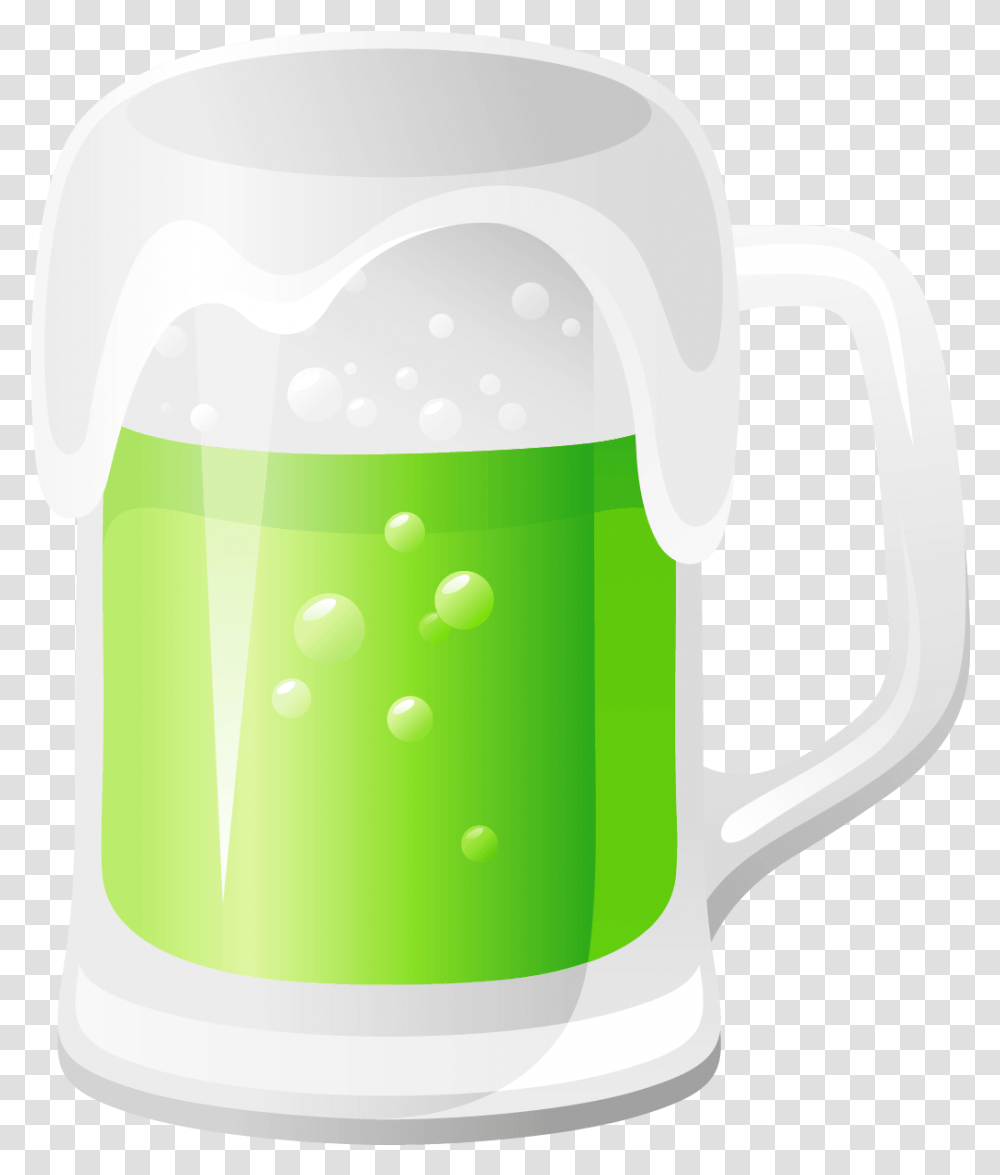 Irish Green Beer Clipart Green Beer Clipart, Jug, Stein, Beverage, Drink Transparent Png