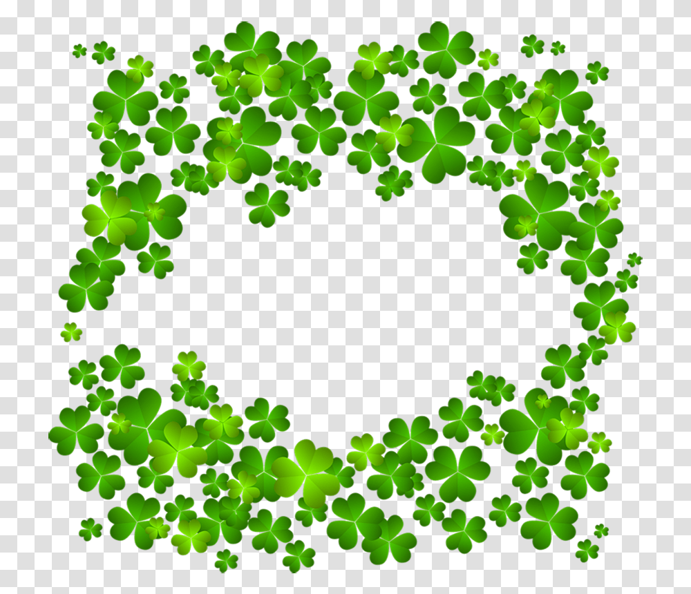 Irish Shamrock Decor Clipart Four Leaf Clover Clip Art, Green, Graphics, Pattern, Floral Design Transparent Png