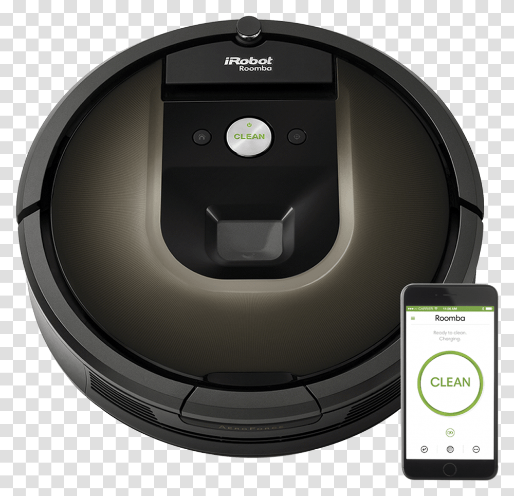Irobot Roomba 980 Wifi Connected Robot Vacuum Roomba Robot, Mobile Phone, Electronics, Cell Phone, Appliance Transparent Png
