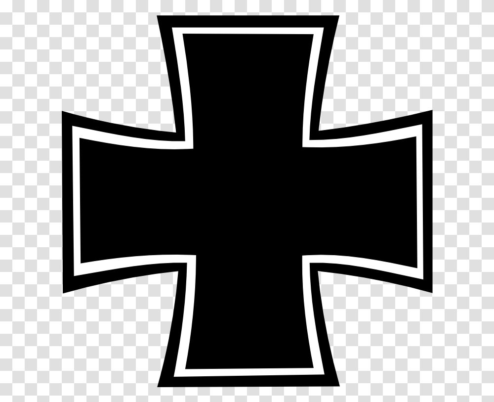 Iron Cross Christian Cross Sticker Cruz Negra Car Iron Cross Stickers, Axe, Tool, Stencil Transparent Png