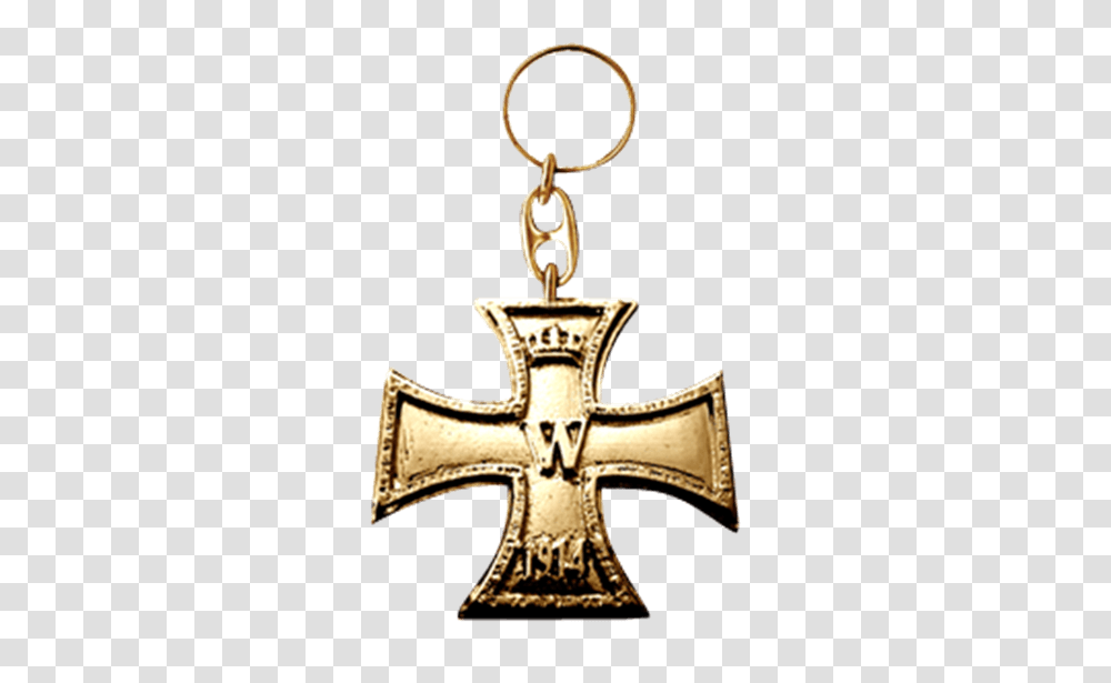 Iron Cross Key Chain, Pendant Transparent Png