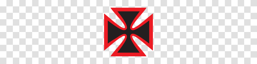 Iron Cross Red Black, Logo, Trademark, Pattern Transparent Png