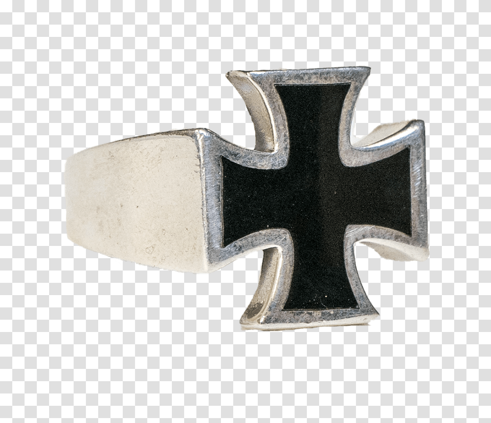Iron Cross Ring 925 Silver Black Biker Heavy Metal Gothic German Feeanddave Ebay Cross, Symbol, Axe, Tool, Text Transparent Png